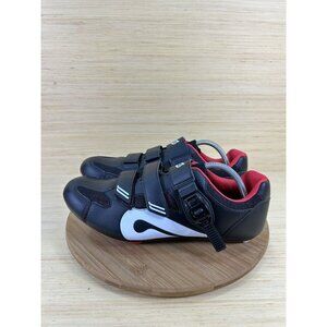 Peloton Black Leather Cycling Shoes Mens Size 46 US 12